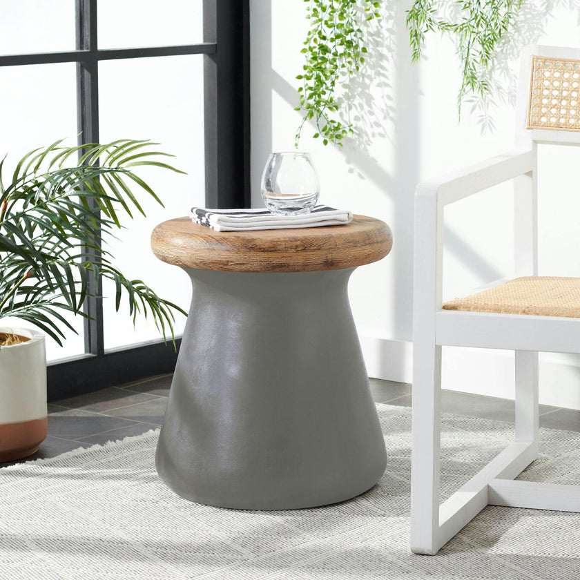 Indoor & Outdoor Button Accent Stool