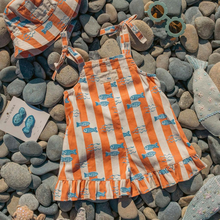 Isola Romper in Fiori di Mare