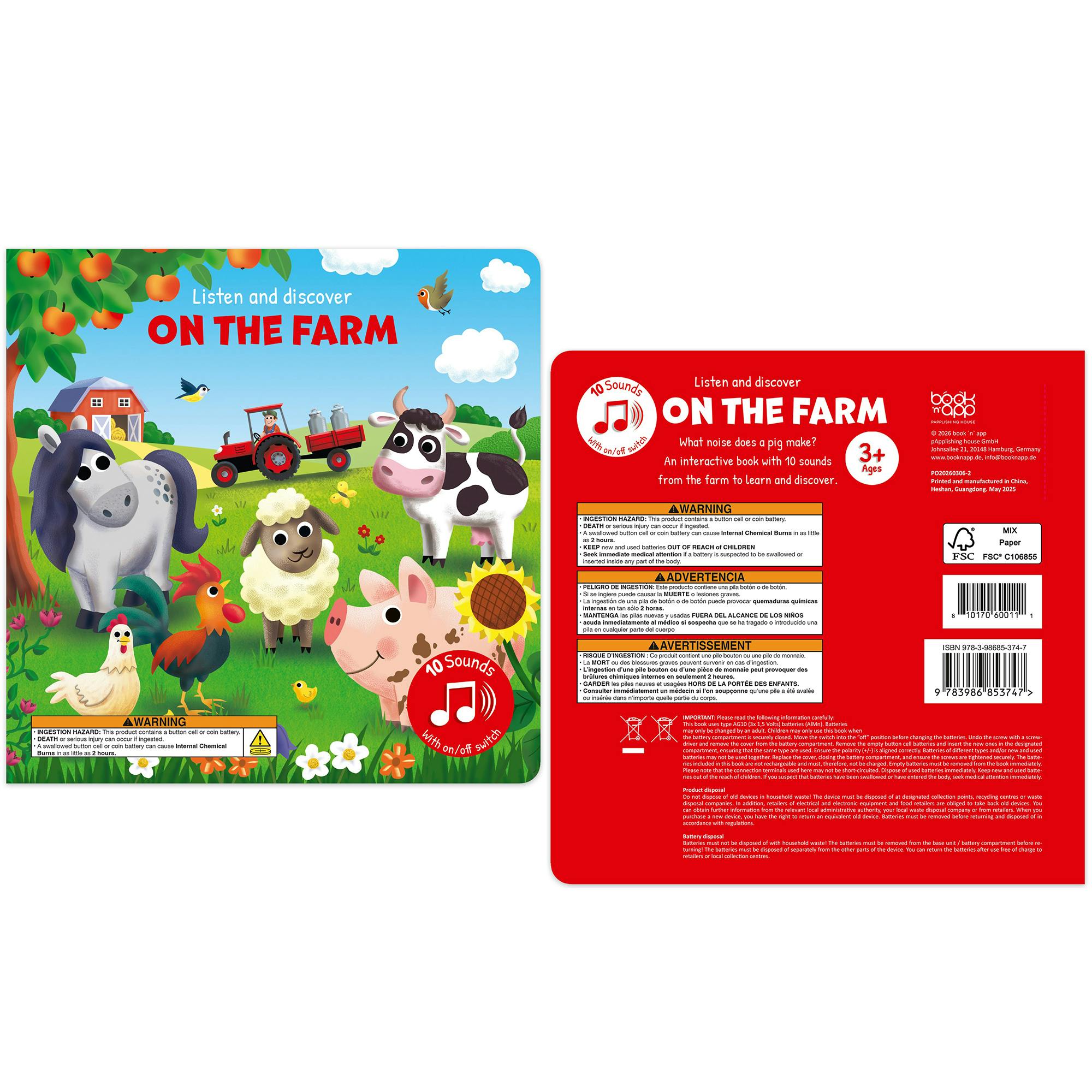 Listen & Discover Book: On The Farm