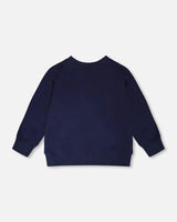 French Terry Sweatshirt Dark Blue