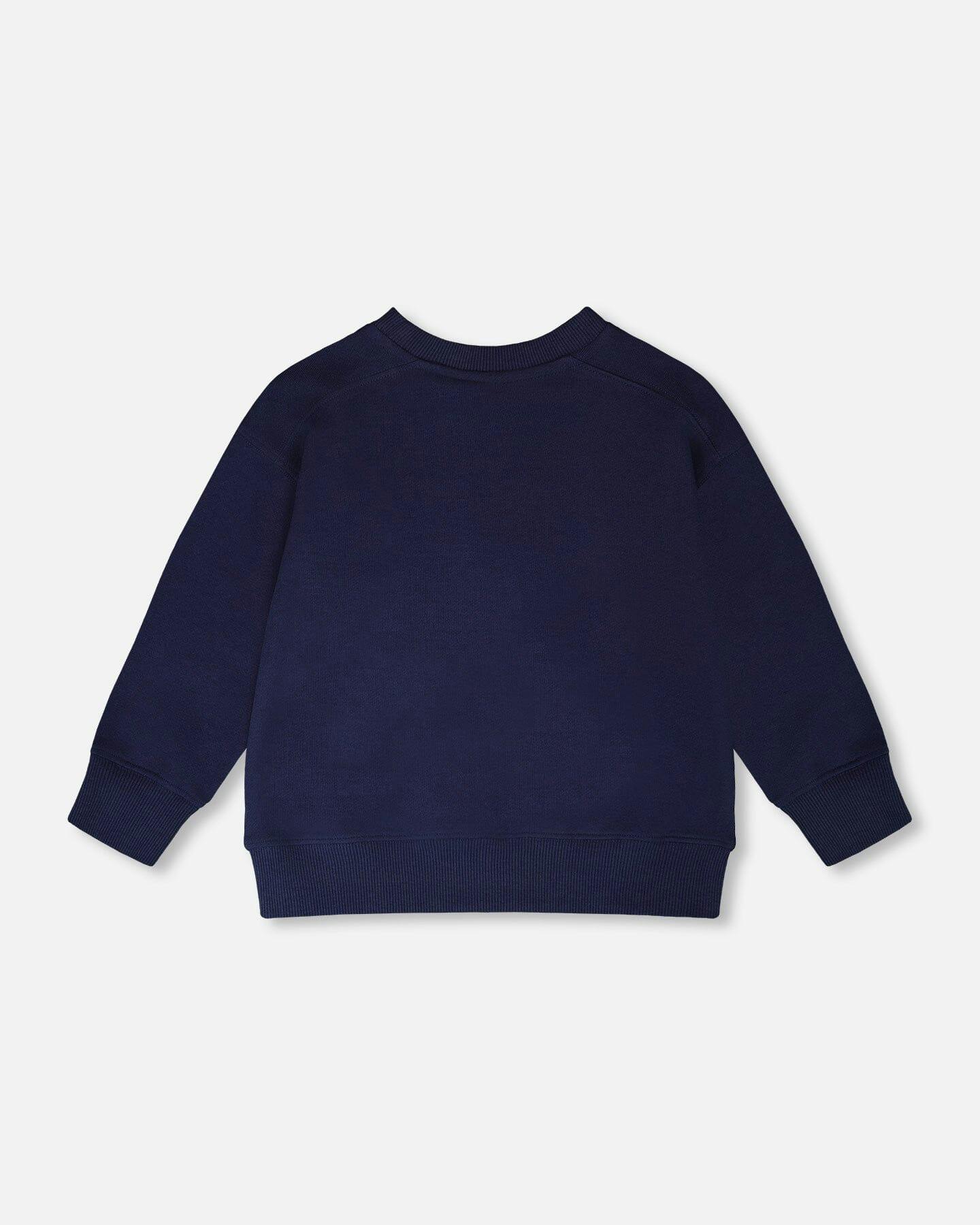French Terry Sweatshirt Dark Blue