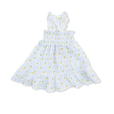 Lovely Lemons - Smocked Ruffle Sundress with Bloomer