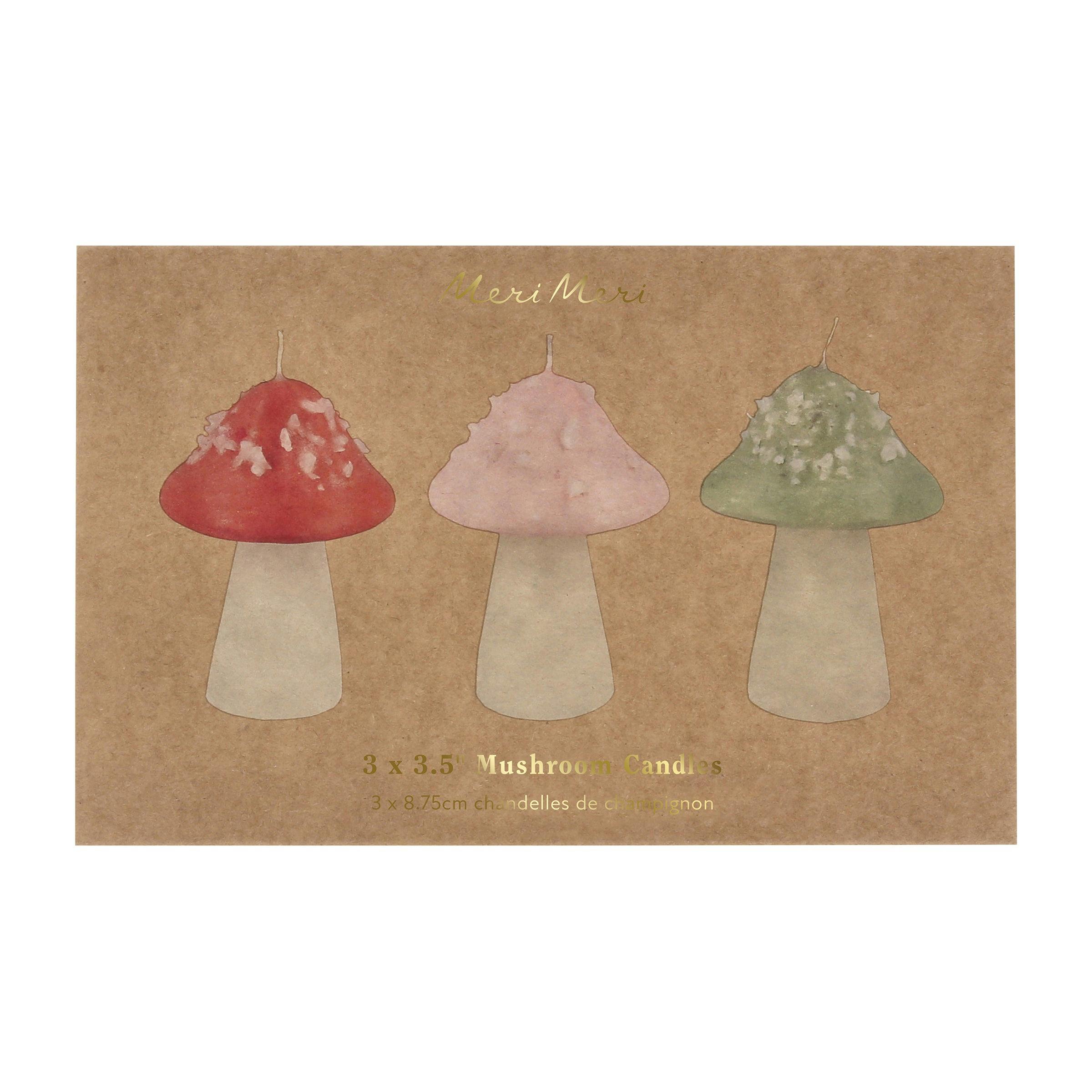Mushroom Candles