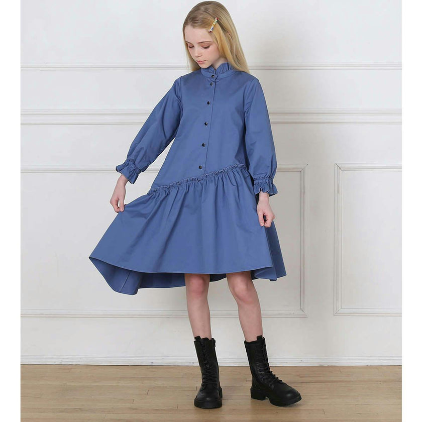 Kate dress (cerulean-blue)