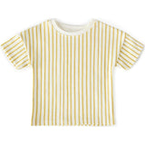 Dropped Shoulder T-Shirt, Yellow