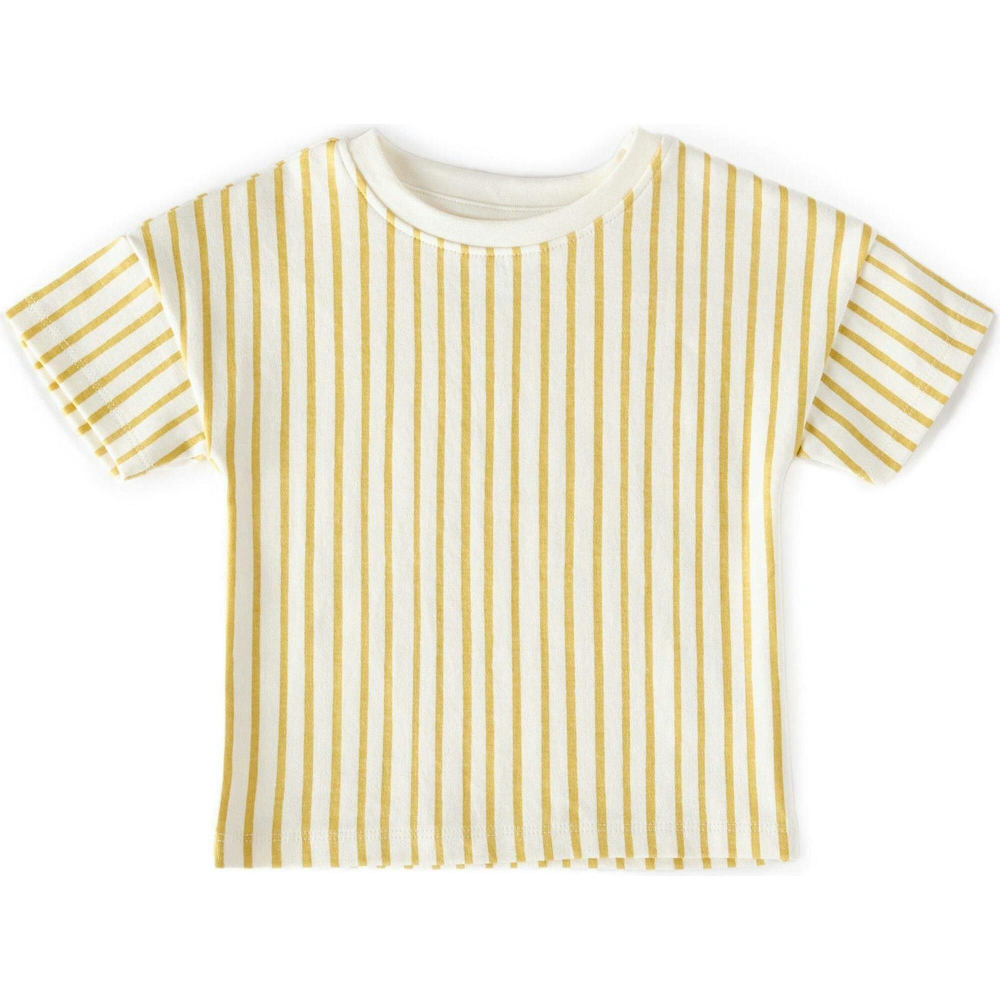 Dropped Shoulder T-Shirt, Yellow
