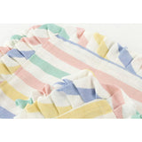 Multicolored Stripe Ruffle Napkins