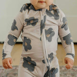 Zip-Up Footie Pajama - Gemma In Tan