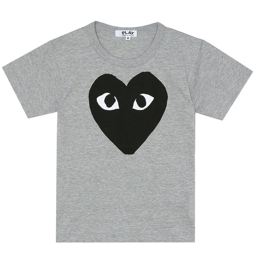 Gray Black Heart T-Shirt