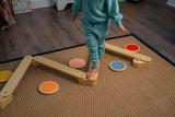 Majesty | Wooden Toddler Balance Beam and Stepping Stones Set with Connectors