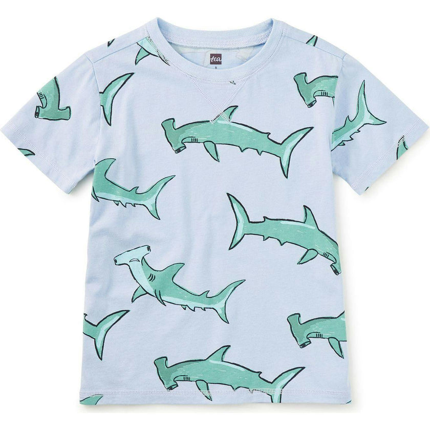 Printed Tee, Blue