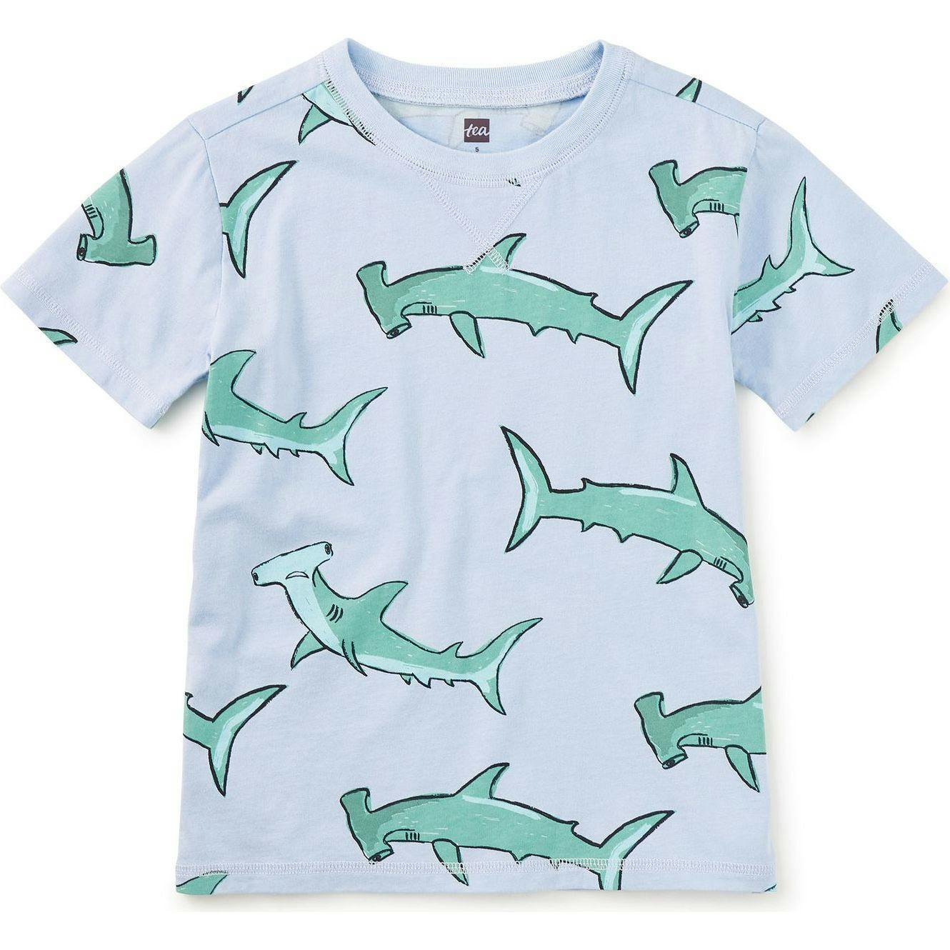 Printed Tee, Blue
