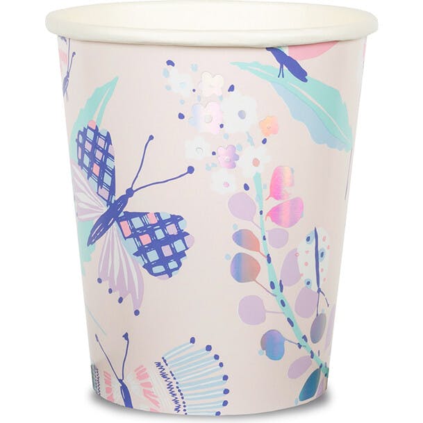 Fairy Garden Butterfly 9 oz Paper Cups
