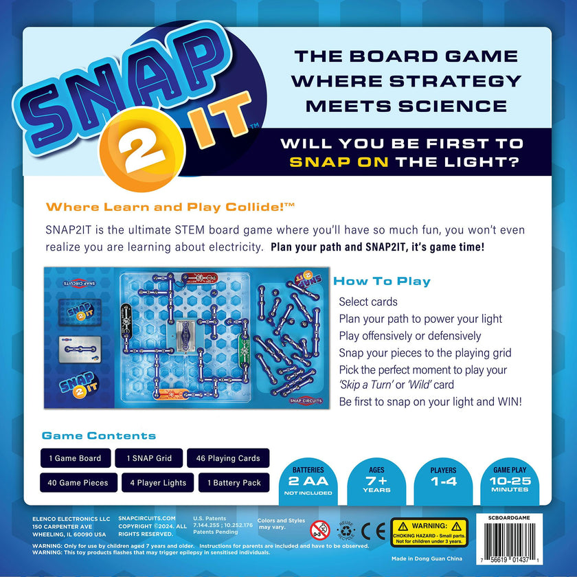 Snap Circuits: Snap-2-It Board Game