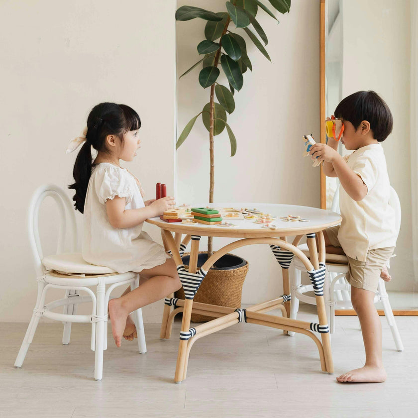 Handcrafted - Aulia Kids Table (Medium) - Rattan Wicker