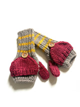 Kids Fingerless Fold-Over Mittens