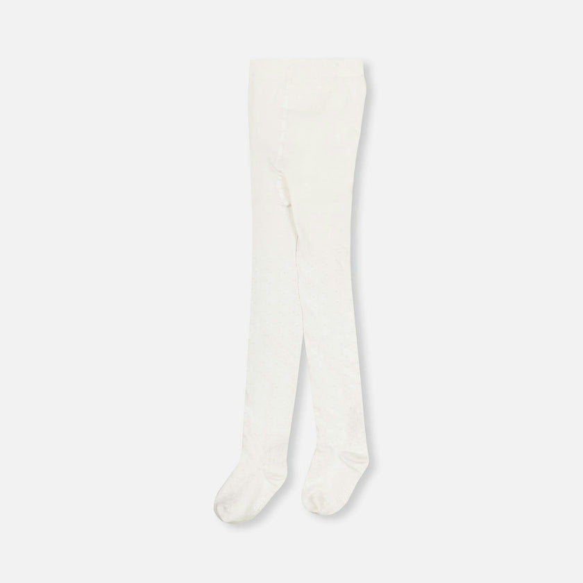 Cable Tights Off White