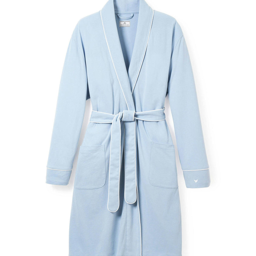 Women's Pima Robe in Periwinkle