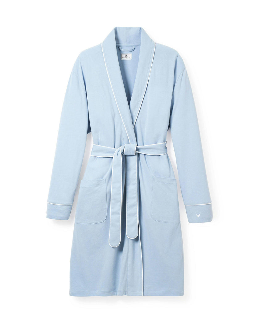 Women's Pima Robe in Periwinkle