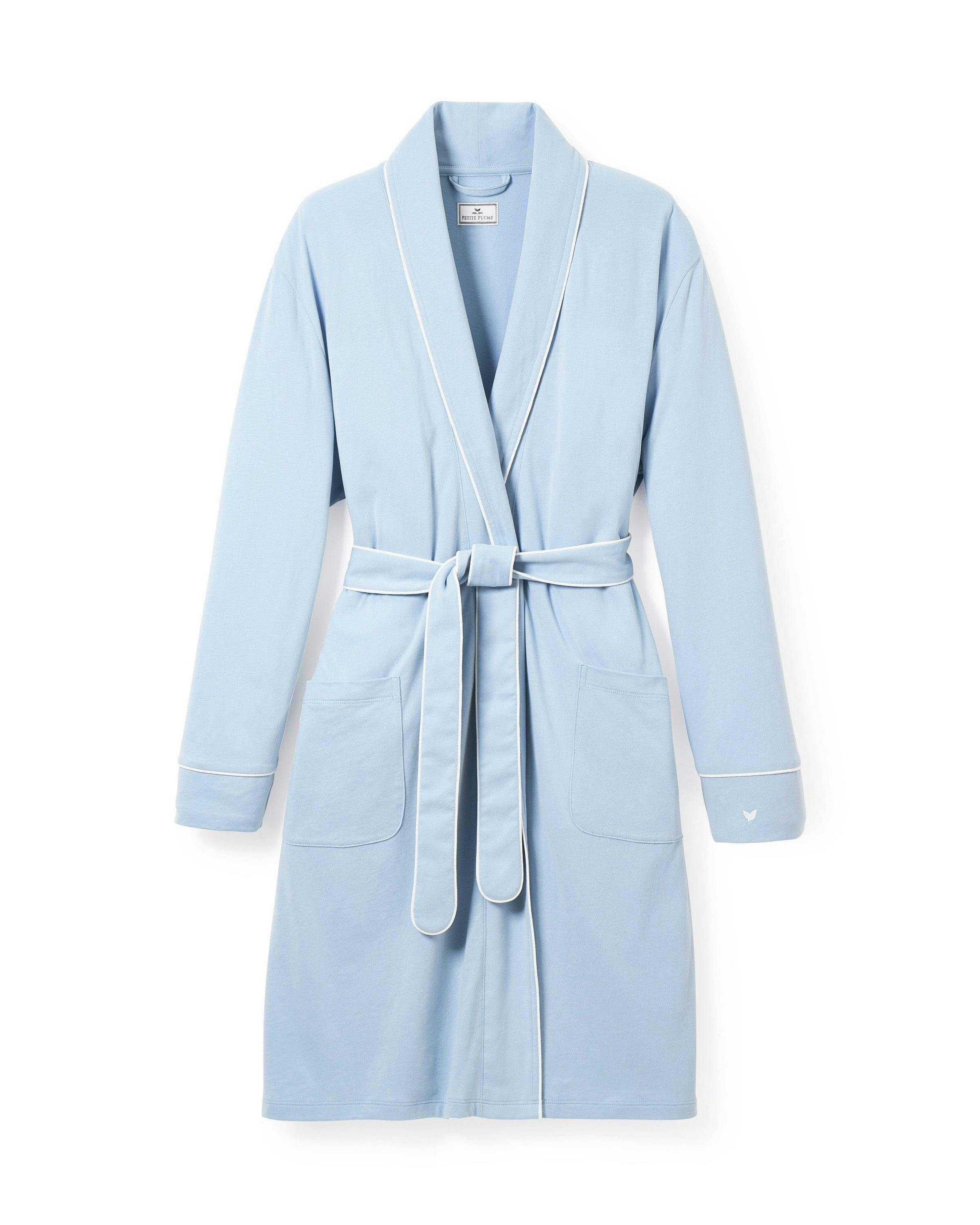 Women's Pima Robe in Periwinkle