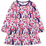 Long Sleeve Pocket Dress, Multi