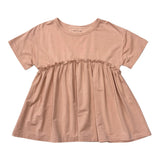 Girls Loose Short Sleeve Top in Rose Cloud