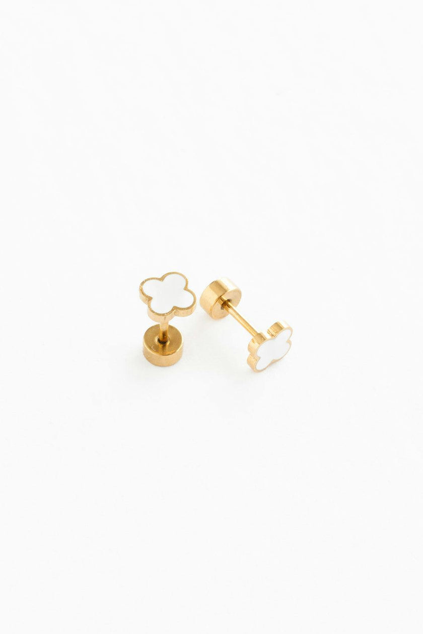 Quatrefoil Stud Earrings