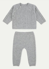 The Light Grey Noah Cashmere Baby Knitted Set
