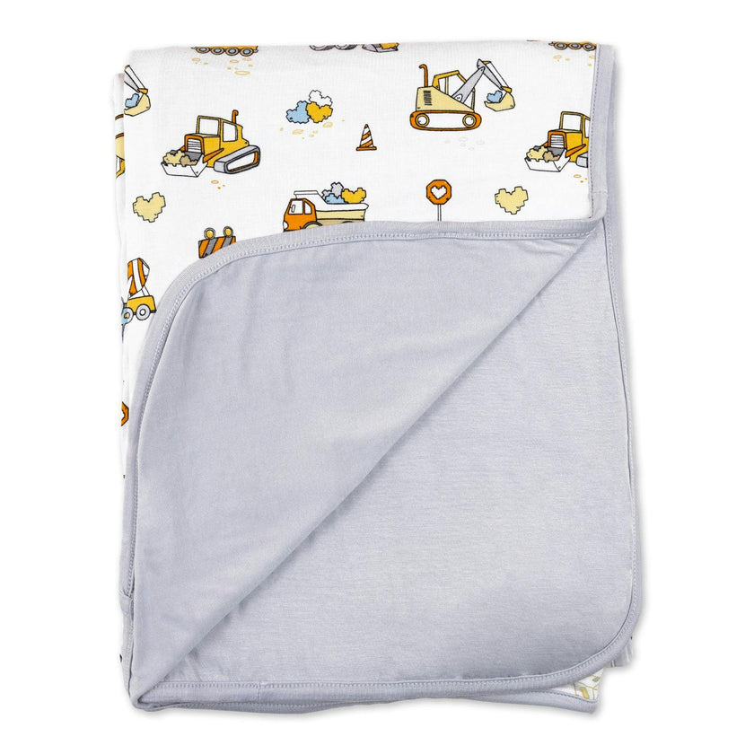 Love Trucks Bamboo Blanket