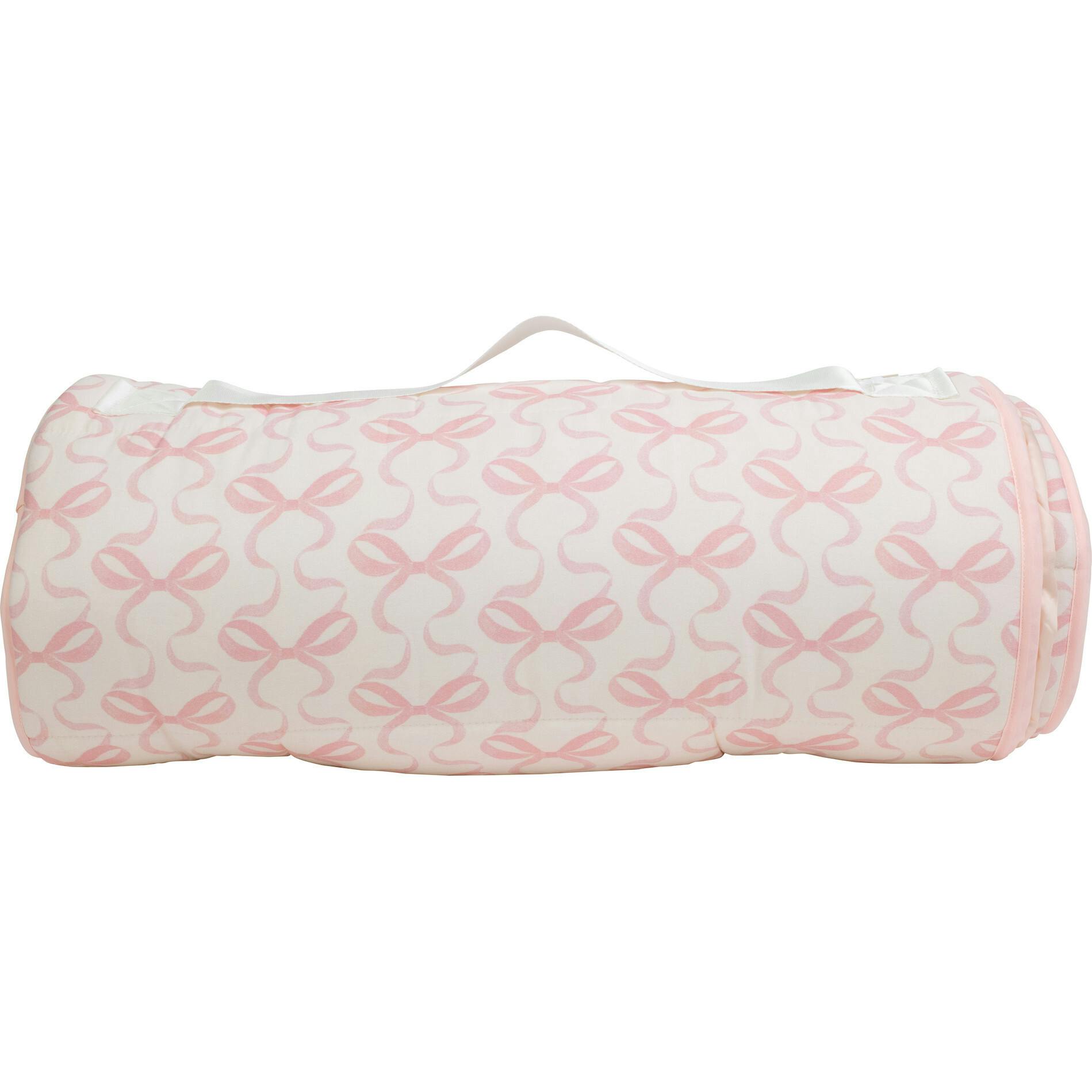 The Nap Mat in Bows on Pink