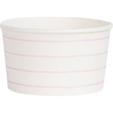 Blush Frenchie Striped Treat Cups