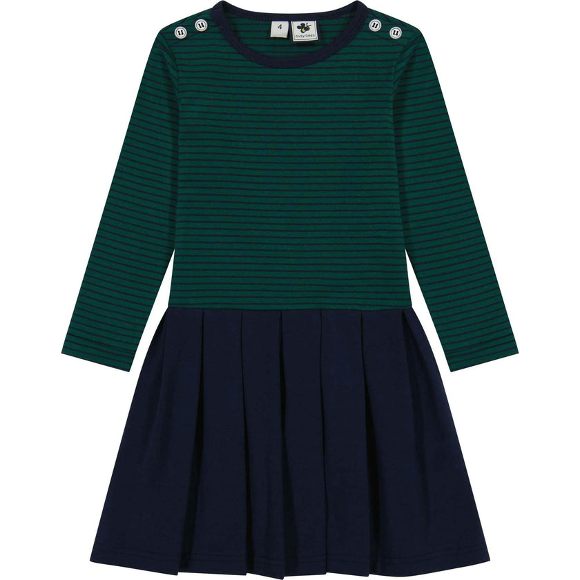 Francesca Girls Striped Dropwaist Dress, Stripes