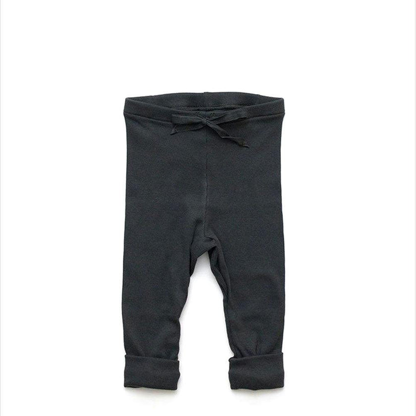 Rib Baby Legging Charcoal