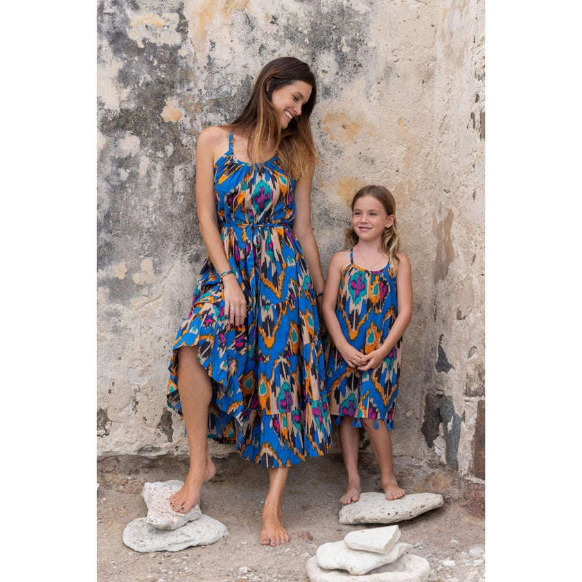 Mer St Barth Women's Sabine Maxi Dress - Blue