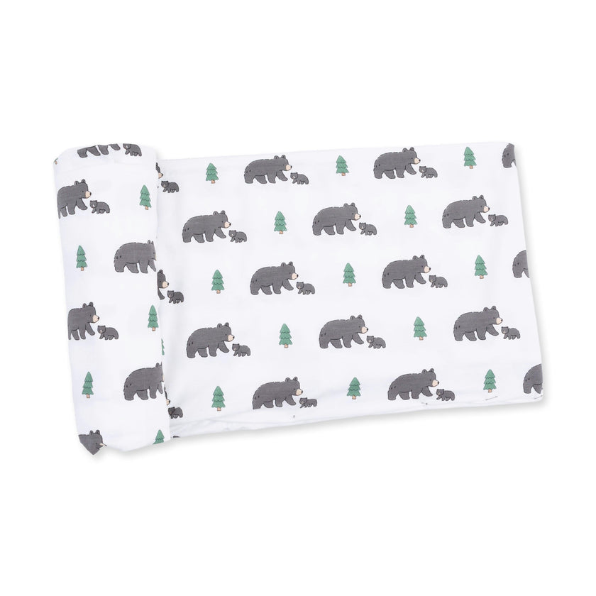Black Bears - Swaddle Blanket