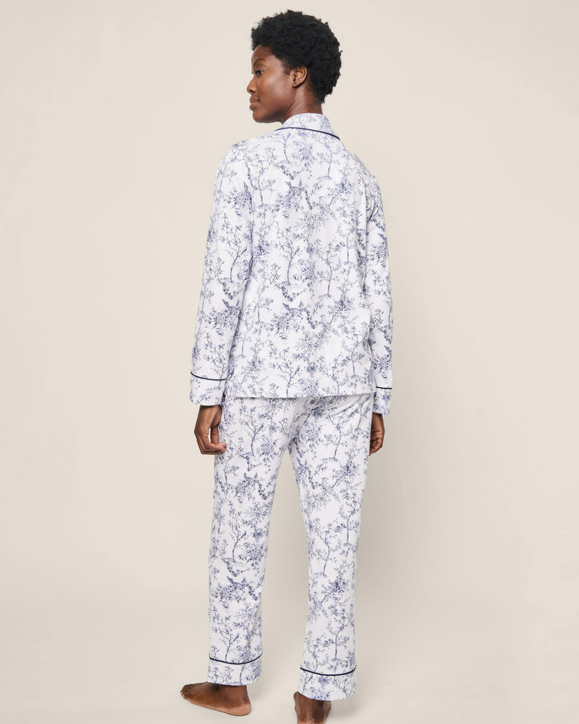 Women's Pima Pajama Set in Timeless Toile