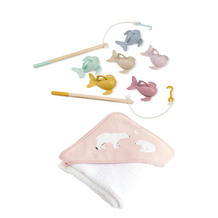 Fish & Fun Bath & Play Set Polaris Pink