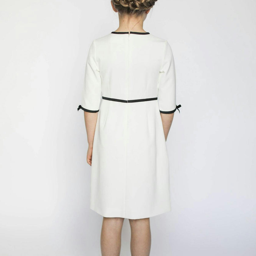 Anais bow dress (blush pink)