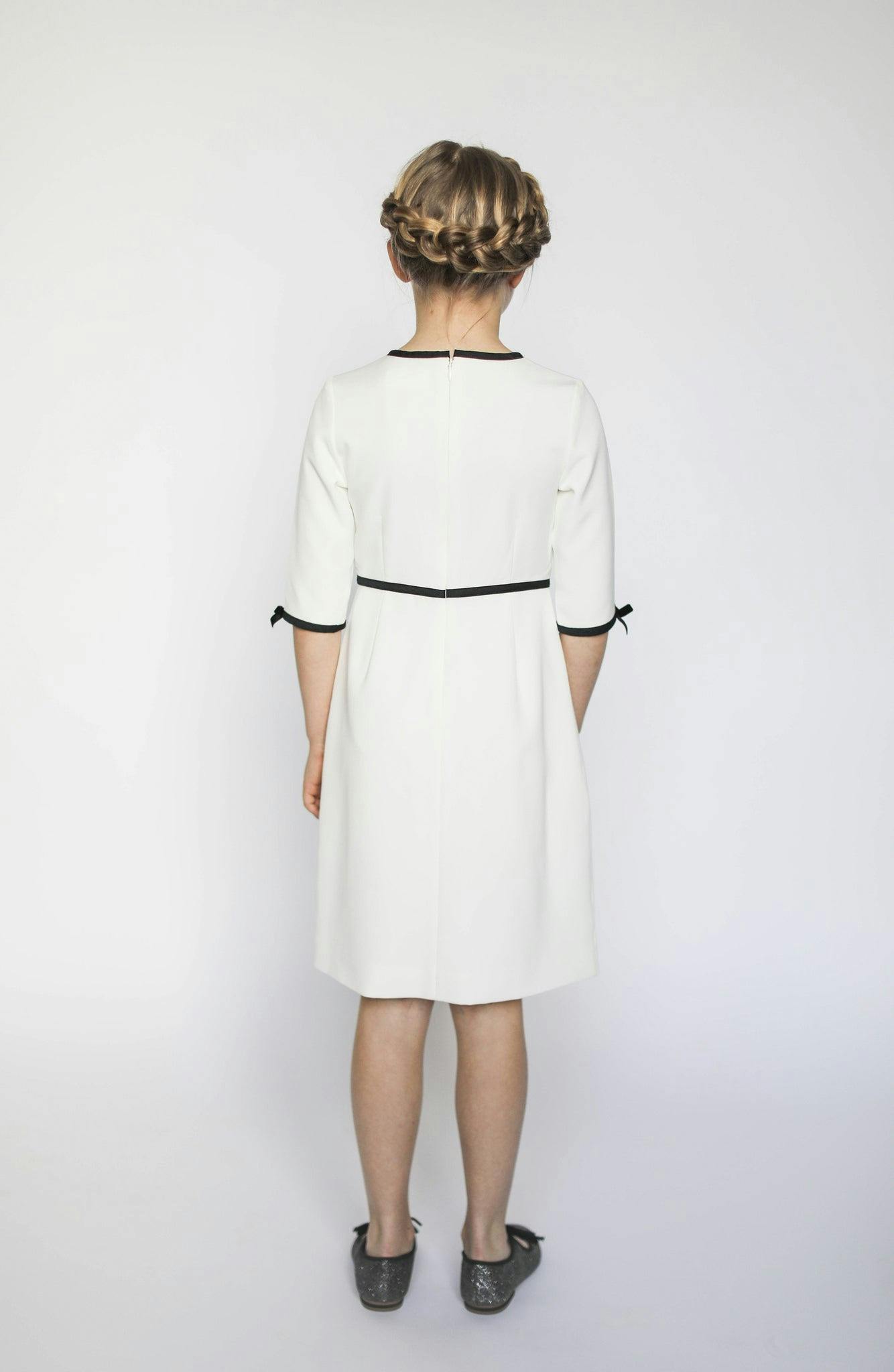 Anais bow dress (blush pink)