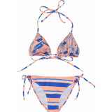 UPF50+ Sustainable Halter Neck Tie Front & Bottom Triangle Bikini