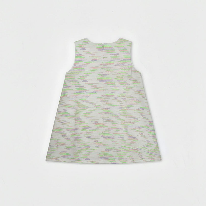 Celena Girl Dress Sleeveless, Lilac Pistachio