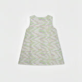 Celena Girl Dress Sleeveless, Lilac Pistachio