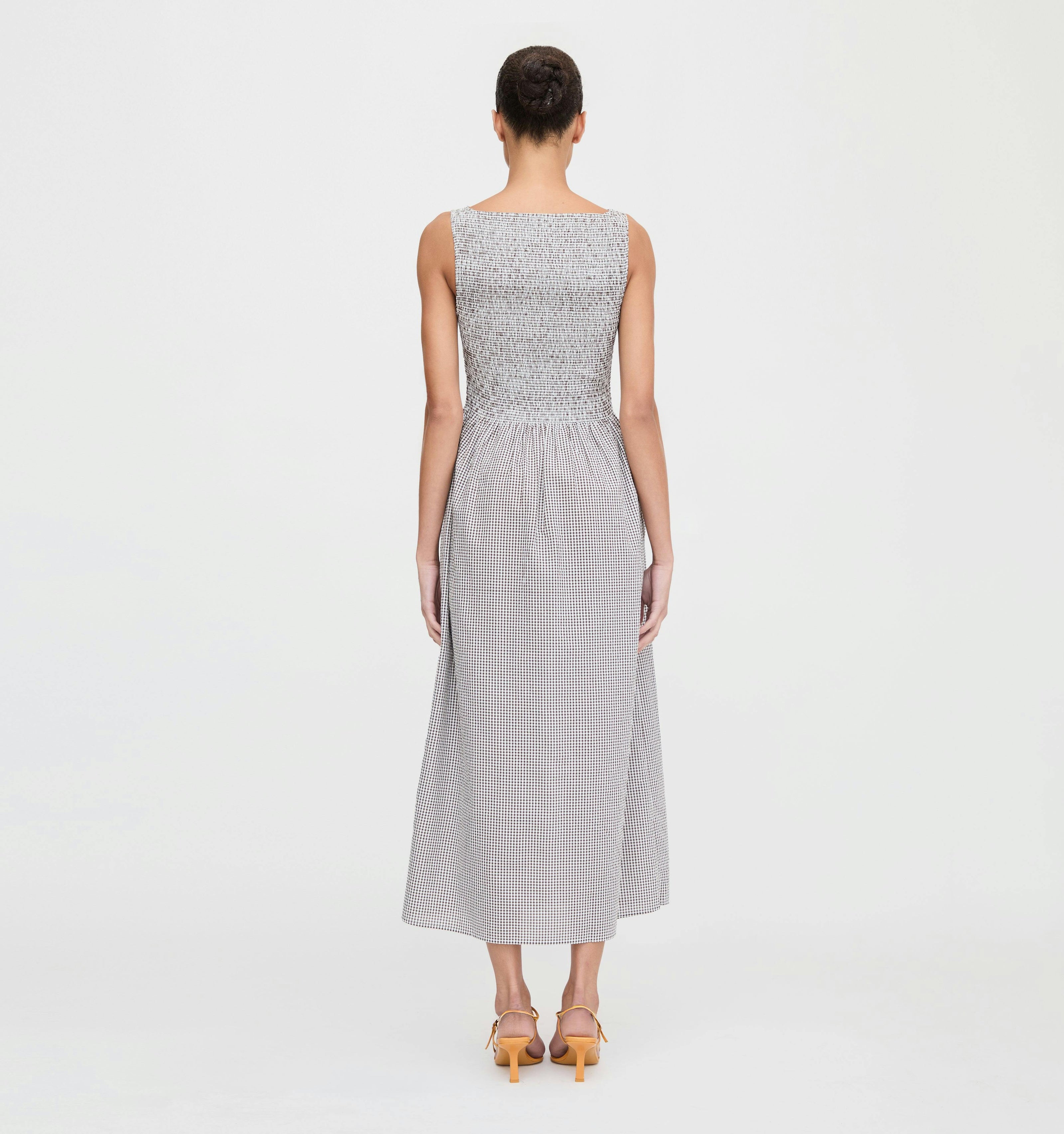 The Cosima Nap Dress - Chocolate Gingham