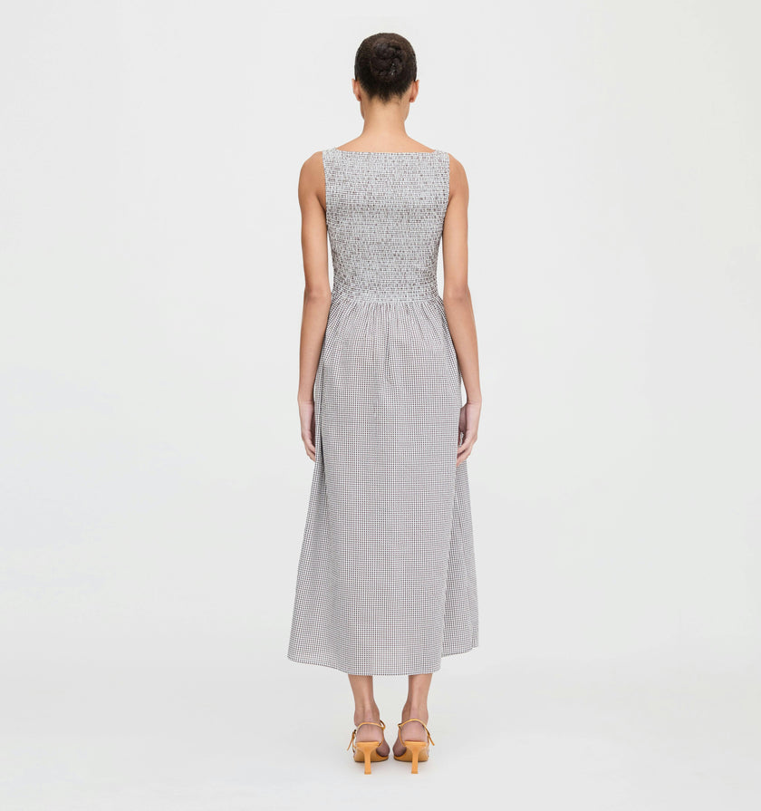 The Cosima Nap Dress - Chocolate Gingham