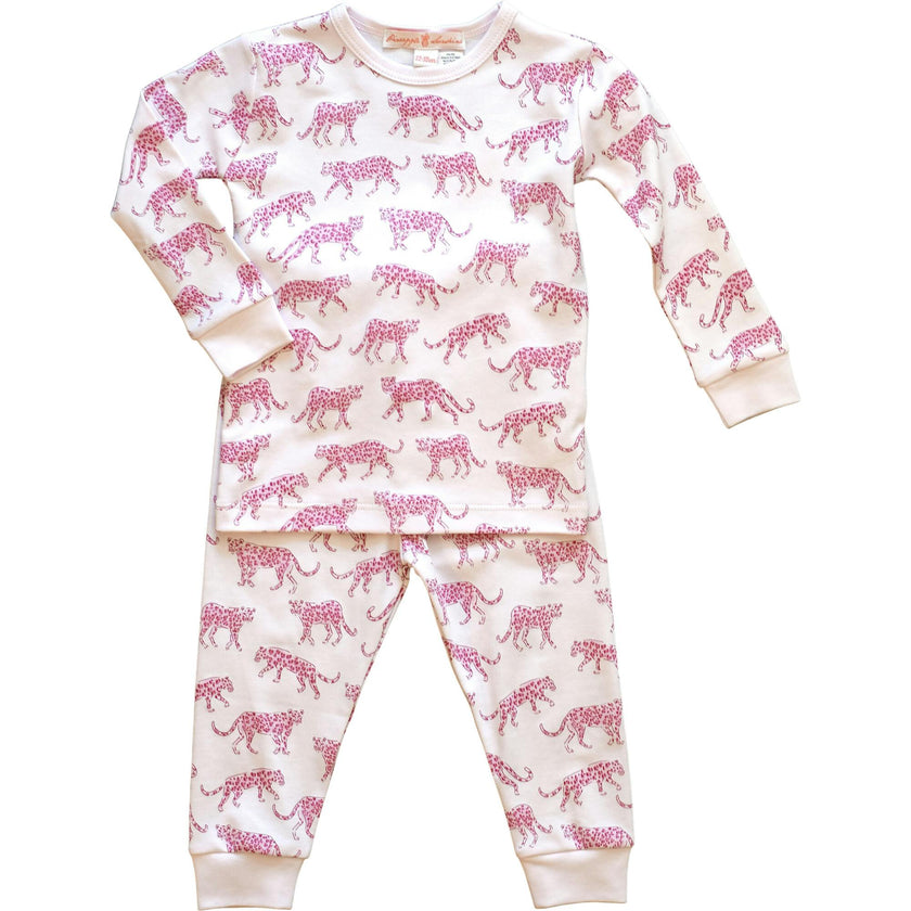 Pink Cheetah Pajama Set