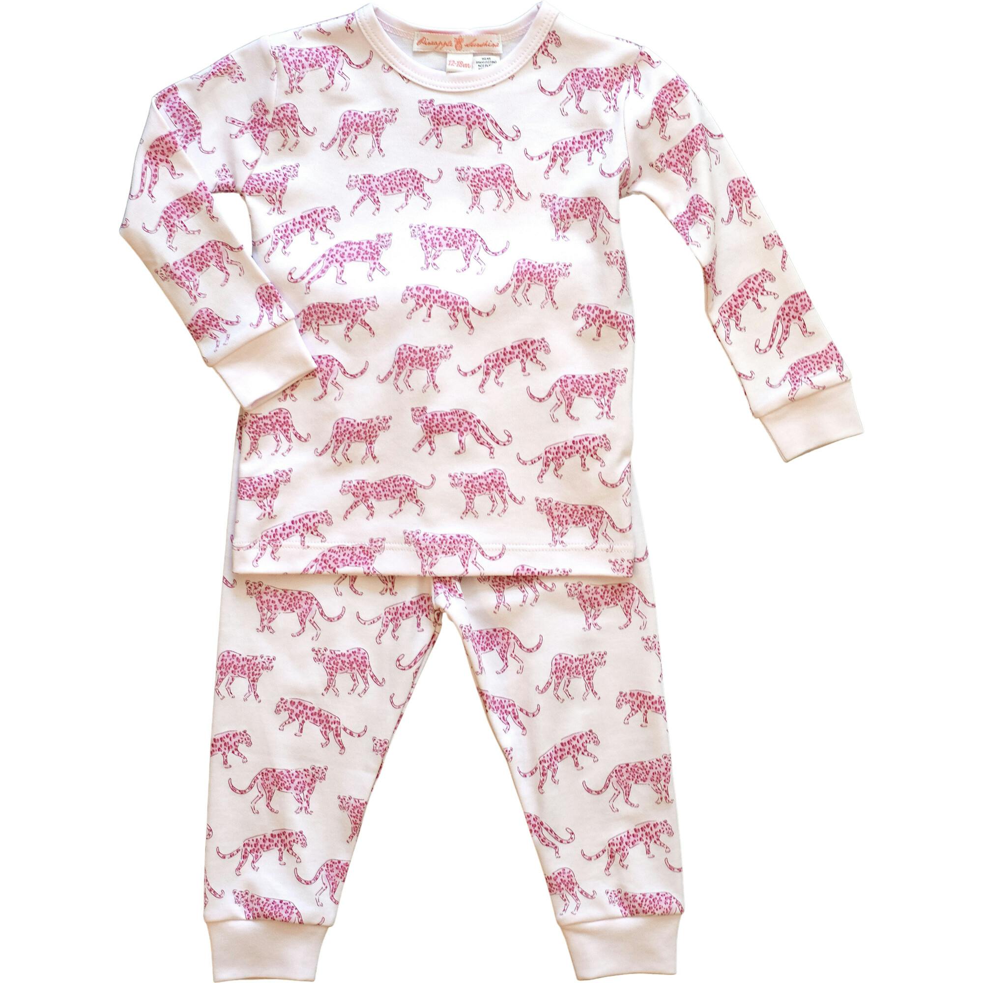 Pink Cheetah Pajama Set