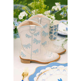Cowgirl Baby Blue Bow Boots