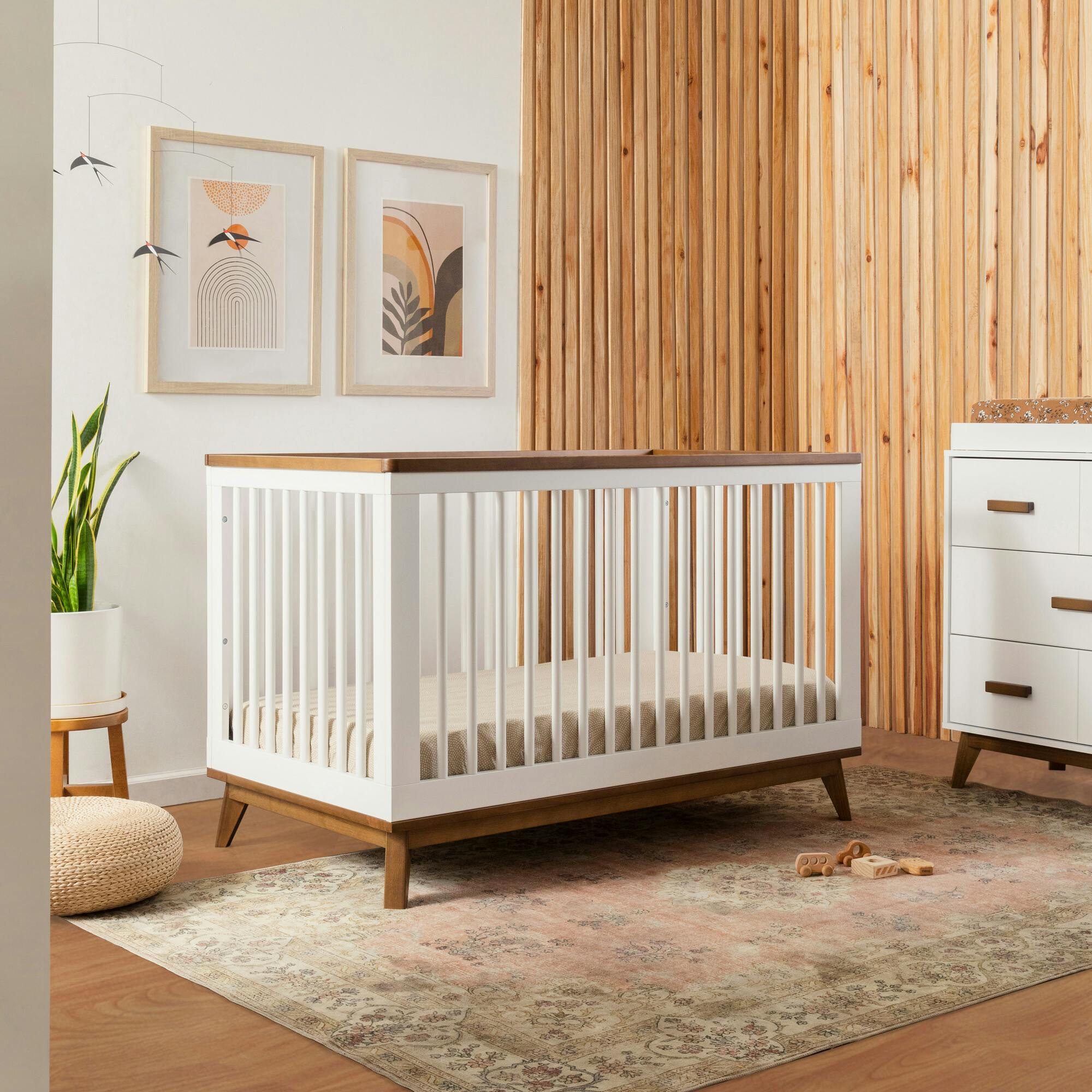 Scoot 3-in-1 Convertible Crib with Toddler Bed Conversion Kit