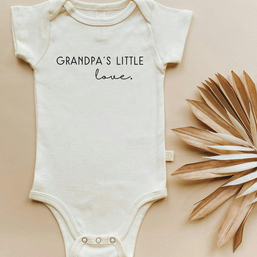 Grandpa's Little Love Organic Baby Bodysuit