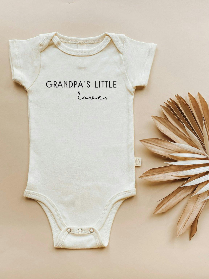 Grandpa's Little Love Organic Baby Bodysuit